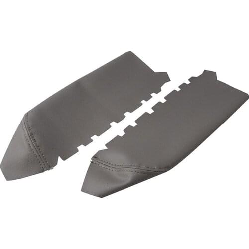 2PCS Center Console Cover and Door Panel Armrest Cover Kit Front Door Armrest Leather Protector Armrest Cover for Honda Pilot