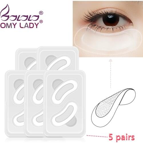 5Pairs OMY LADY Dissolving Micro-needle Eye Patche Anti-wrinkle Fine Line Removal Acid Dark Circle Puffiness EyeMask
