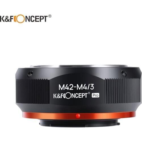 K&F Concept M42-M4/3 M42 lens to M4/3 M43 Mount Adapter to Micro 4/3 M43 MFT System Camera Mount Adapter