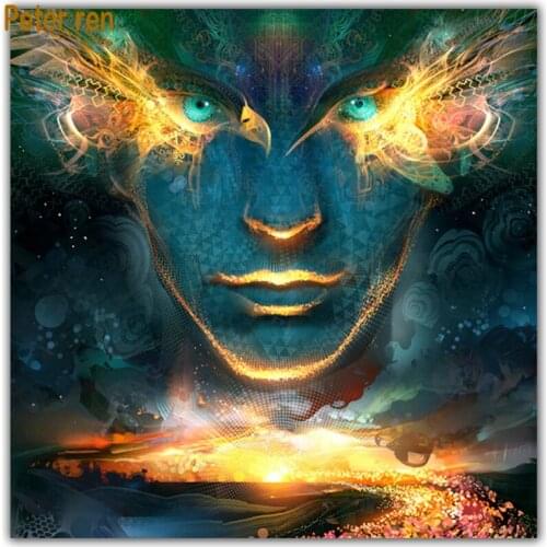 Peter ren Diy Diamond painting cross stitch Round \ square Diamond Mosaic Rhinestone Full icon Diamond embroidery "Magic Avatar"