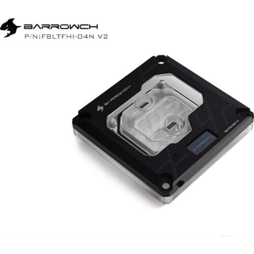 Barrowch FBLTFHI-04N-V2, For Intel Lga115X / X99 / X299 CPU Water Blocks, Digital Display Temperature Microwaterway