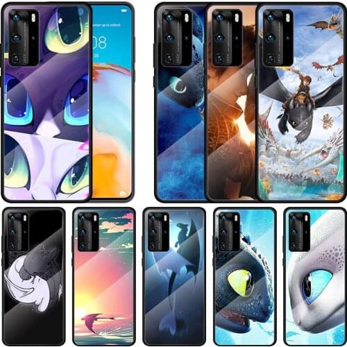 Tempered Glass Cover Hot Dragon Knight For Huawei P40 P30 P20 P10 Pro Plus Lite 5G 2019 Phone Case