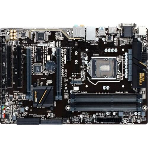Desktop motherboard for Gigabyte H170-HD3 for intel LGA 1151 DDR4 32GB USB2.0 USB3.0 DVI H170 used Desktop motherboard sales