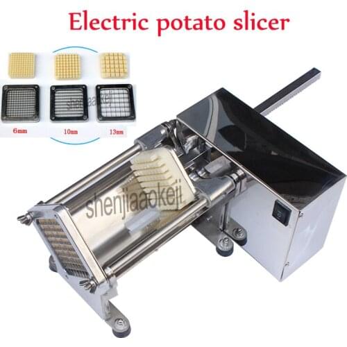 Stainless steel Electric potato cutter slicer commercial crispy french fries maker cucumbers,radishes,potato cutting machine