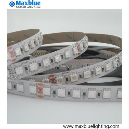 SMD5050 RGB LED Strip 5M 96leds/m 24Vdc High Brightness Non Waterproof RGB LED Flexible Diode Tape Strip Light Free Shipping