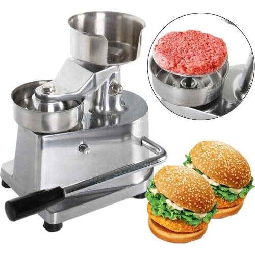 Hot Sale Hamburger Burger Meat Press Machine Aluminum Alloy Hamburger Patty Maker 100mm/130mm Diameter
