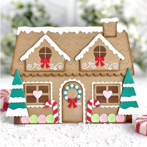 JMCRAFT Beautiful Windows Door And Roof Metal Cutting Dies DIY Scrapbook Handmade Paper Craft Metal Steel Template Dies