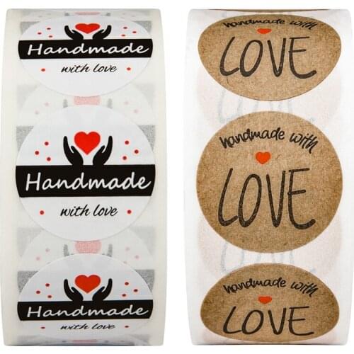 Handmade Sticker Hand Made stickers Home Made Label Bakery Tag Party Wedding Birthday Gift Packing Decorative Sealing Sticker
