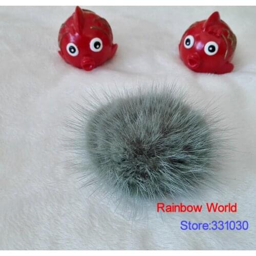 Real Genuine Mink Fur flower Brooch for coat corsage DIY accessories Colour 2 Pieces/lot