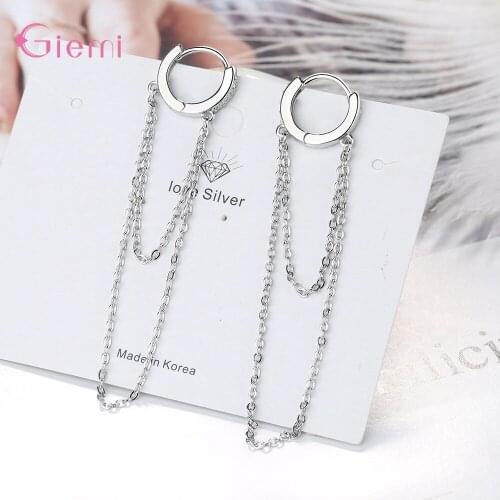 High Quality Drop Earrings Jewelry Gift For Wife Super Nice Genuine 925 Sterling Silver Dangle Earrings