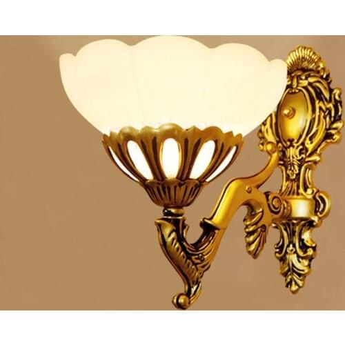 New European style retro rural bedroom bedside corridor aisle staircase simple wall lamp