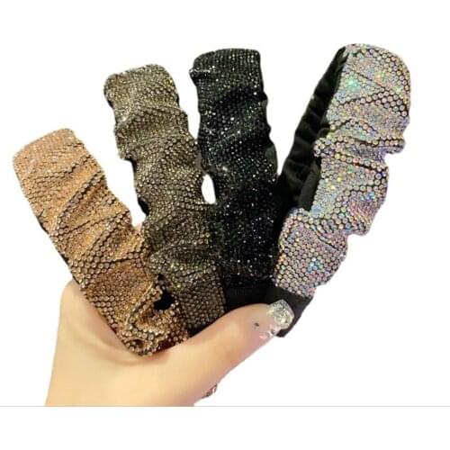 Hairband female summer retro full diamond crystal headbands wash face pressure hairbands 2021 new