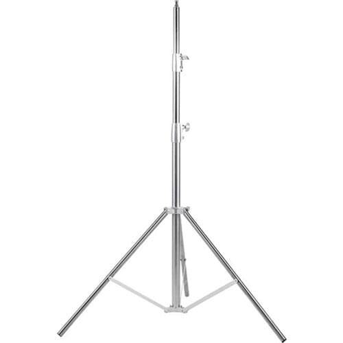 Nicefoto LS-280S Stainless Steel 260cm Light Stand 3 Section Heavy Duty Built-in Spring for Studio Softbox Flash Photography