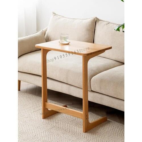 All Solid Wood Side Table Sofa Side Table Removable Mini Furniture Nordic Coffee Table Bedroom Small Table Bedside Writing Desk