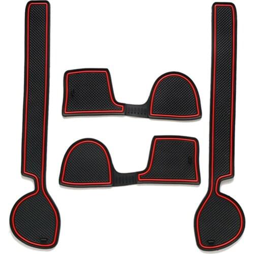 Anti-Slip Gate Slot Mat Rubber Coaster for Honda CR-V CRV 2007 2008 2009 2010 2011 3rd Gen CR V Accessories Car Stickers 2.0 2.4