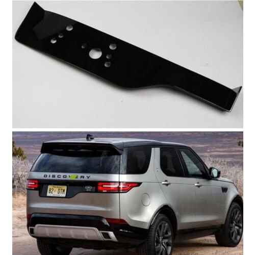 High Quality ABS Black Rear Trunk Tail Door License Bottom SVR Frame Cover For Land Rover Discovery 5 2017 2018 2019 2020 2021