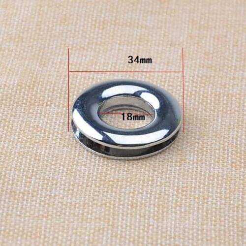 18mm inner diameter Alloying Grommet Eyelet in Silver Finish 50pcs/lot