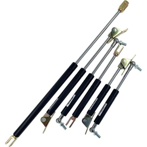 2PCS 18*8 Rod 120mm Stroke Gas Spring 320mm Hole Center Distance 50N-500N/5kg-50kg Cupboard Hinges Gas Spring Force lift support