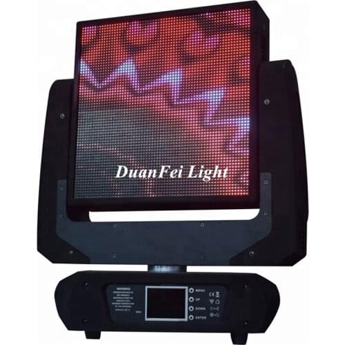 8pcs 64x64 dots pixel moving head led panel video moving light for stage background