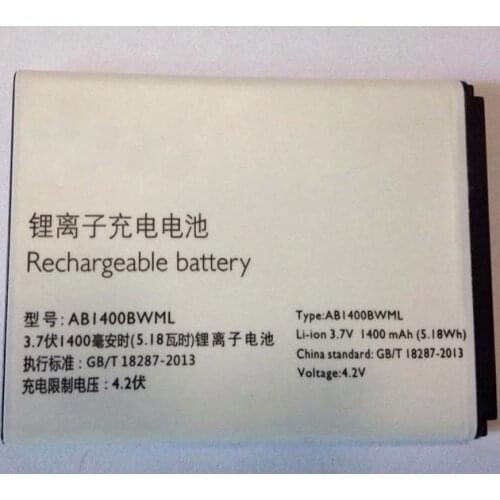 ALLCCX battery AB1400BWML for Philips S301 S308 FOR Beeline smart 3 with good quality
