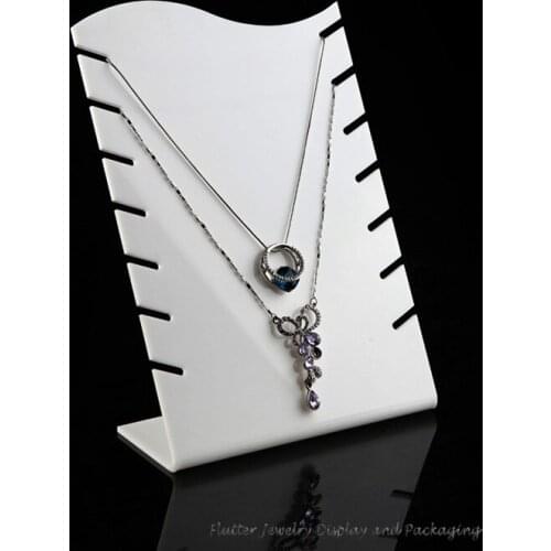 Acrylic Necklace Stand Muti-Necklace Holder Necklace Display Organizer Jewelry Case Jewellery Display