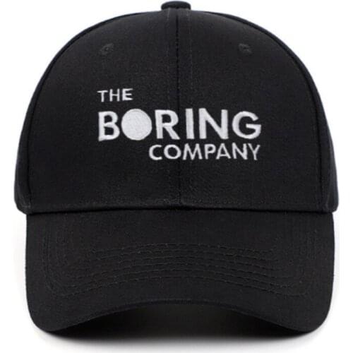 THE BORING COMPANY Baseball Cap Hip Hop Men Cotton Embroidery Hiphop Snapback Hat Outdoor Sports Dad Hat Curved Summer Male Hat