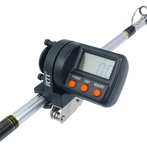 ECOODA RTI Electronic Counter 0-999.9m Fishing Line Depth Finder Counter FishingTool Tackle Length Counter