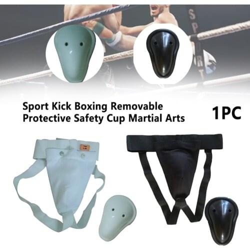 Elastic Professional Groin Protector Guard Martial Arts Kick Boxing Protective Safety Cup Cross Sports Training Protective Gear