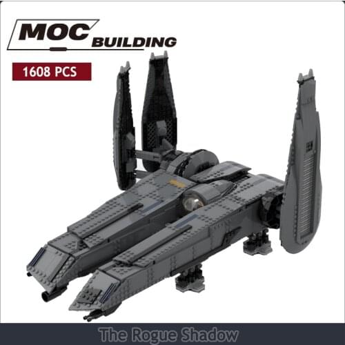 Battleship model educational toys, war movie series Star Movie 2 The Rogue Shadow-Unleash the Power, MOC blocks