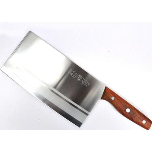 Liang Da Full Tang Chef Knife Handmade Forged High-carbon Clad Steel Kitchen Knive Cleaver Filleting Slicing Broad Butcher knife