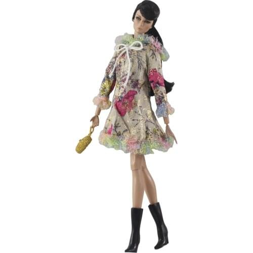 30cm for barbie Doll clothes Dress Fashion Casual doll suit for licca For Barbie Doll Accessories Baby Toys Best Girl' Gift