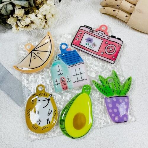 Panalisacraft 6pcs Cute Puffy Tag inflated cartoon Scrapbooking Creative embellishment for Cards Decor Handmade embellishment