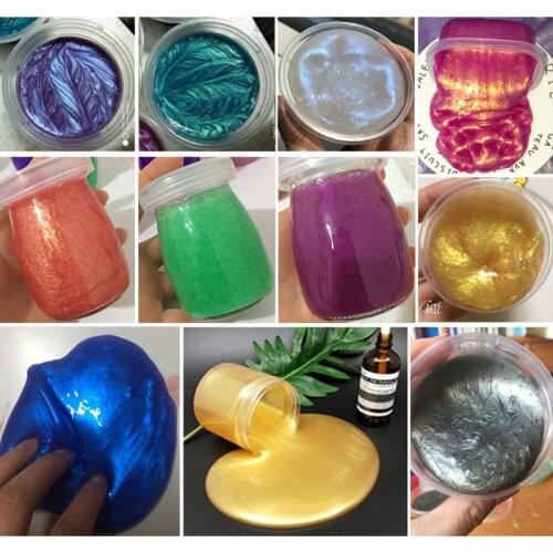 Resin Dye Powder Mica Pearl Pigments Colorants Crystal Mud Resin Jewelry Making