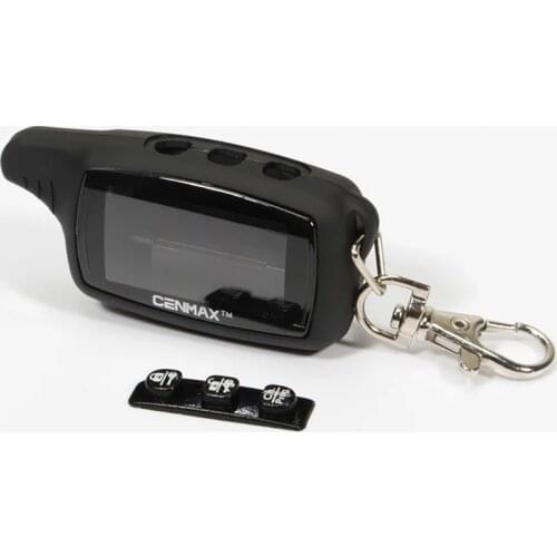 Russia version ST-8A New leather case for Cenmax ST-78A New lcd remote controller Two Way Car Remote Controller system st8a