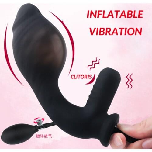 Sexual Anal Plug Toy Inflatable Anal Butt Plugs Expander Dildo Vibrator Huge Anal Sex Toys For Couples Erotic Dildos Toys