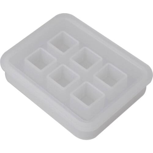 Silicone Mold 12mm 3D Cube DIY Desk Decoration Jewelry Making Pendant Tools Handmade Gifts Crafts Epoxy Resin Molds
