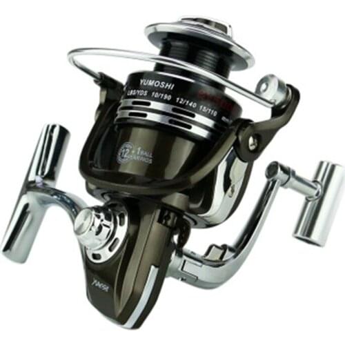 Spinning Fishing Reel 12BB + 1 Ball Bearing 500-7000 Series Metal Reel Rotary Fishing Wheel Fishing Coil