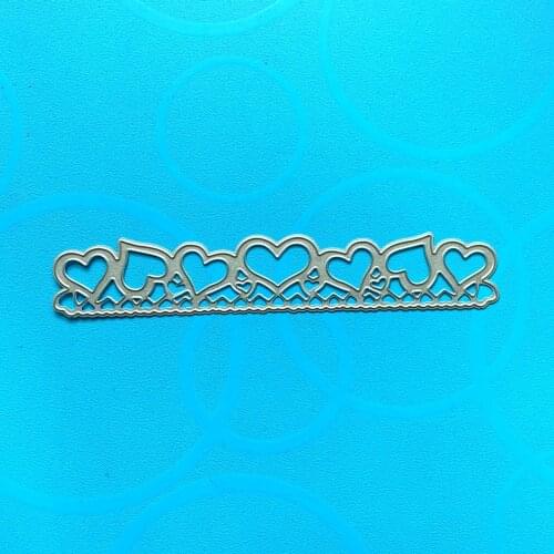 YINISE SCRAPBOOK Metal Cutting Dies For Scrapbooking Stencils HEART LACE DIY PAPER Album Cards CRAFT Making Embossing Die CUT