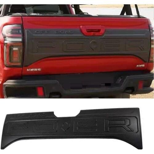 Rear TailGate Car Cover Fit For Greatwall Poa Power Tailgate Guard Board Plate Cover Car Style 2020 2021