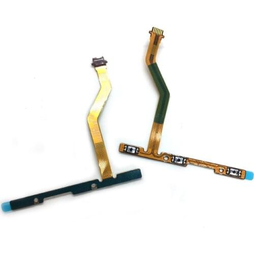 For Huawei MediaPad M5 Lite BAH2-W09 BAH2-AL10 Power On Off Volume Switch Side Button Key Flex Cable Replacement Parts