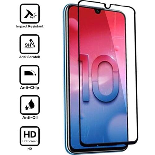 Tempered Full Glue Glass for Honor 10 Lite Protective Glass on Huawei Honor Honer 10i 20i 10lite P Smart 2019 Screen Protector