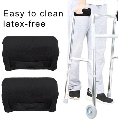 1 Pair Reduce Pain Walker Grip Padded Elderly Hand Covers Walker Grip Soft Cushion Medical Accessories Folding Walker