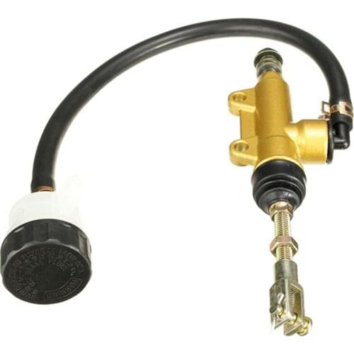 1 pc Gold Motorcycle ATV Motorbike BrakesHydraulic pump Quad Dirt Bike Pit Rear Foot Brake Master Cylinder
