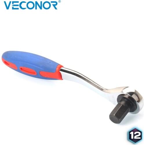 12mm Chrome Vanadium Ratchet Allen Key Wrench Ratcheting Spanner Hand Tools for Car Repair Hex Key Wrenches 12 mm