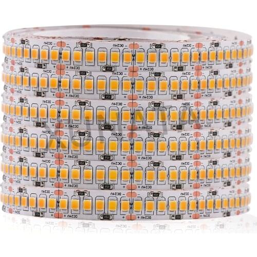 12V 2835 Led Strip Light 5m 300/1200/2400 Leds Flexible Led Light High Bright Waterproof Led Tape Kitchen Cabinet light White