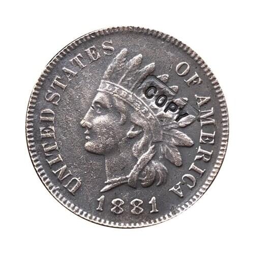 1881 Indian head cents coin copy
