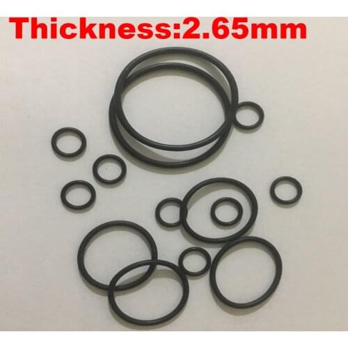 300pcs 8.75x2.65 8.75*2.65 9x2.65 9*2.65 ID*Thickness Black NBR Nitrile Chemigum Rubber O-Ring Washer Oil Seal O Ring Gasket
