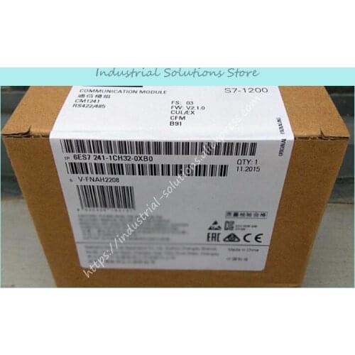 6ES7241 S7-1200 PLC Module 6ES7241-1CH32-0XB0 CM1241 RS422/485 6ES7 241-1CH32-0XB0 New Original Communication Module
