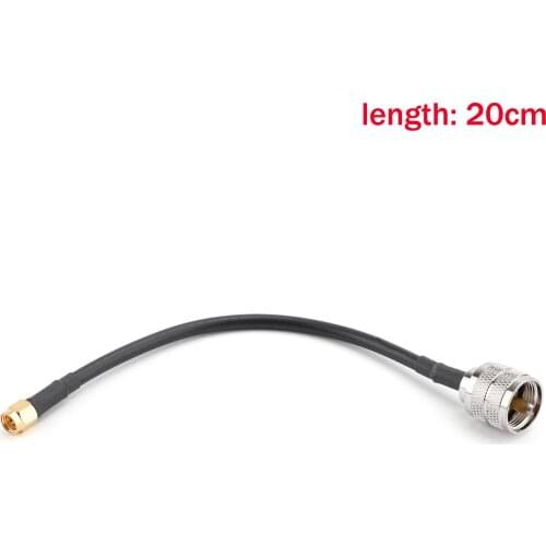 Areyourshop 10Pcs Wholesale PL259 SMA Male to UHF Male RF Straight Pigtail Jumper RG58 Coaxial Cable 20cm 8in