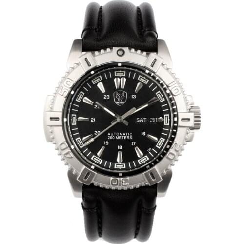 Hnlgnox Mens Automatic Watches Men Pilot Watch Tritium T25 Luminous Sport Military Diver 200M Waterproof Mechanical Wristwatch